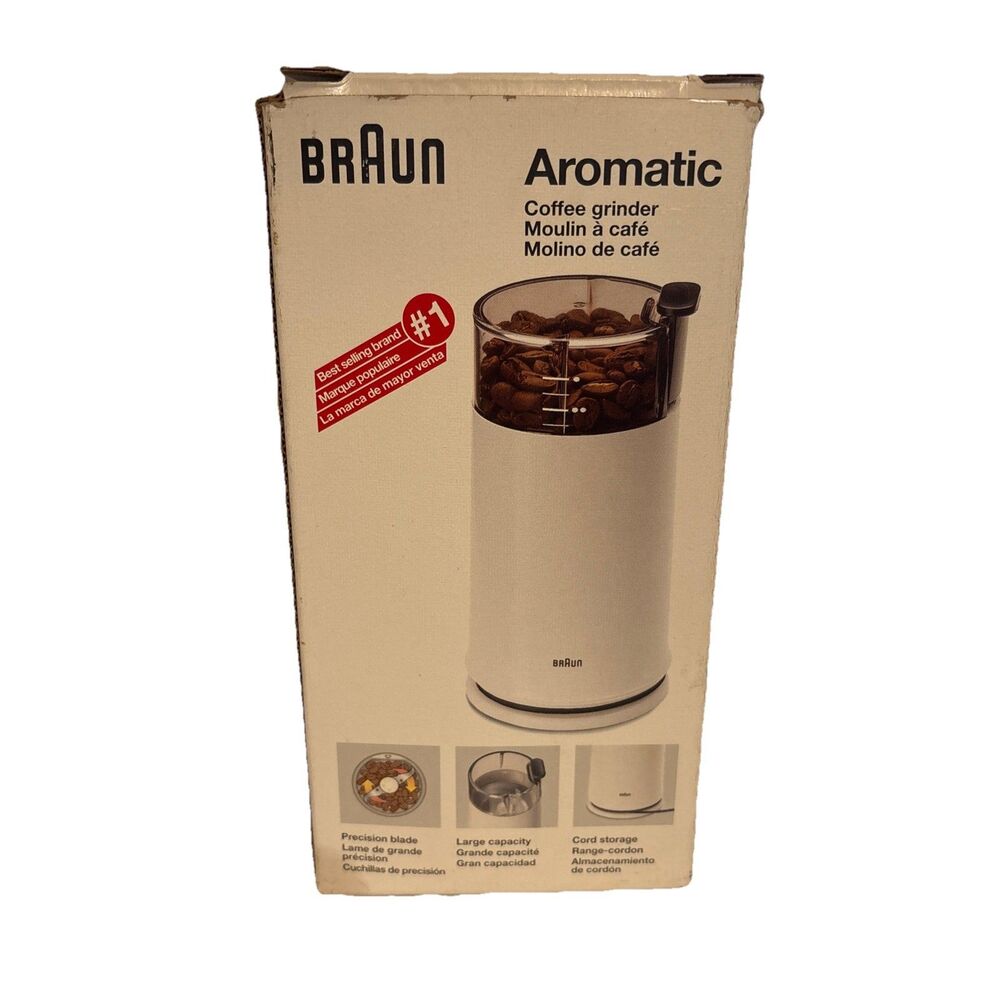 Braun KSM 2 Aromatic Precision Blade Coffee Bean Grinder 2.5 Oz